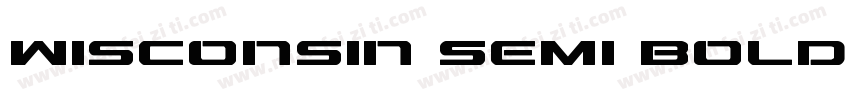 Wisconsin Semi Bold字体转换